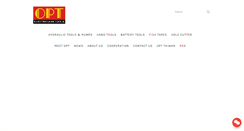 Desktop Screenshot of opttools.com